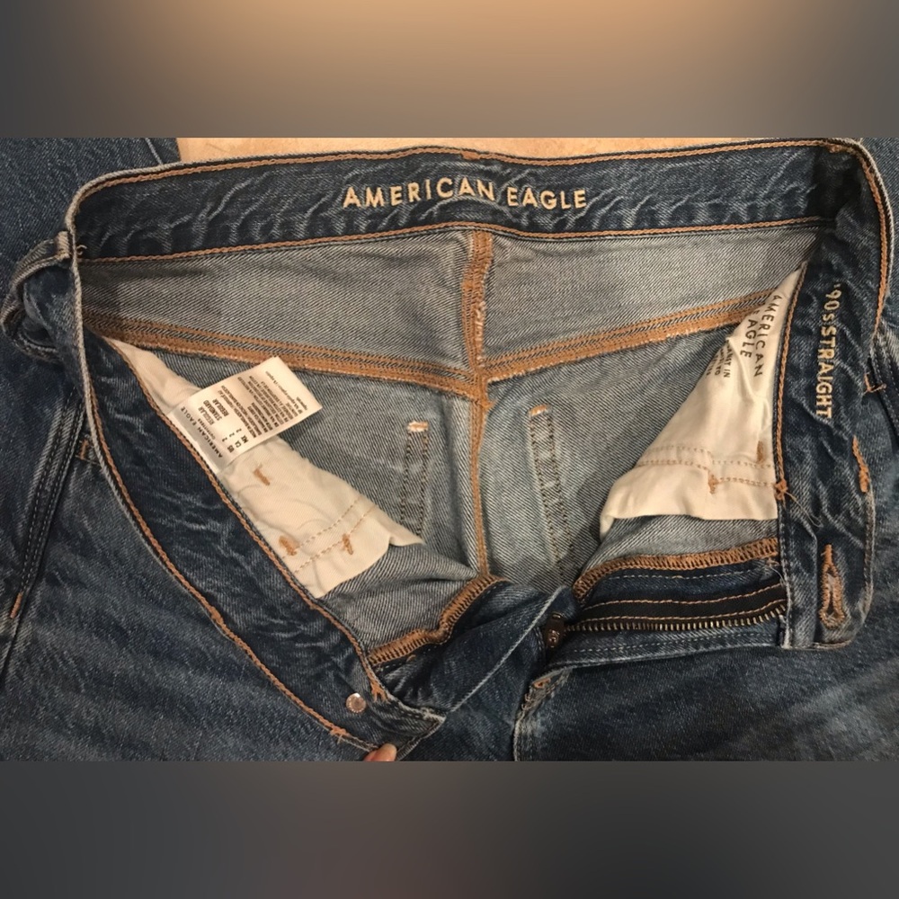 AE '90s Straight Rigid Jean (Classic Blue) - Size 2 - Picture 12 of 13